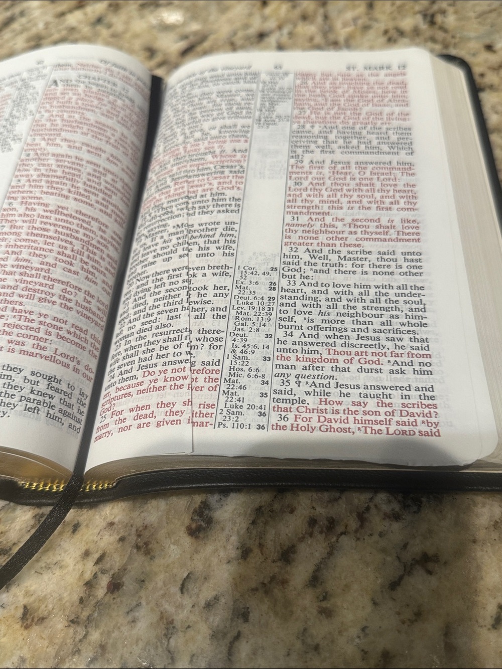 Holy Bible King James Version - Black Leather Cover - Picture 10 of 14